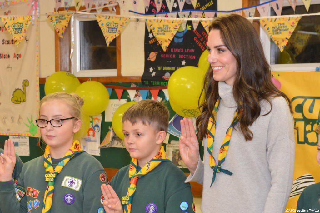 Kate MIddleton attends the Cubs100 birthday party in Norfolk