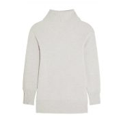 Iris & Ink Grey Cashmere Turtleneck Sweater