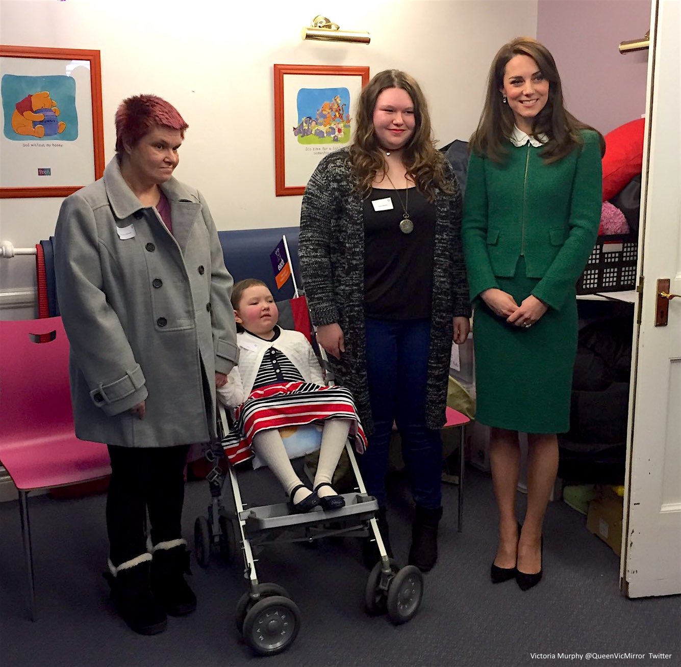 Kate Middleton meets families at EACH Quidenham