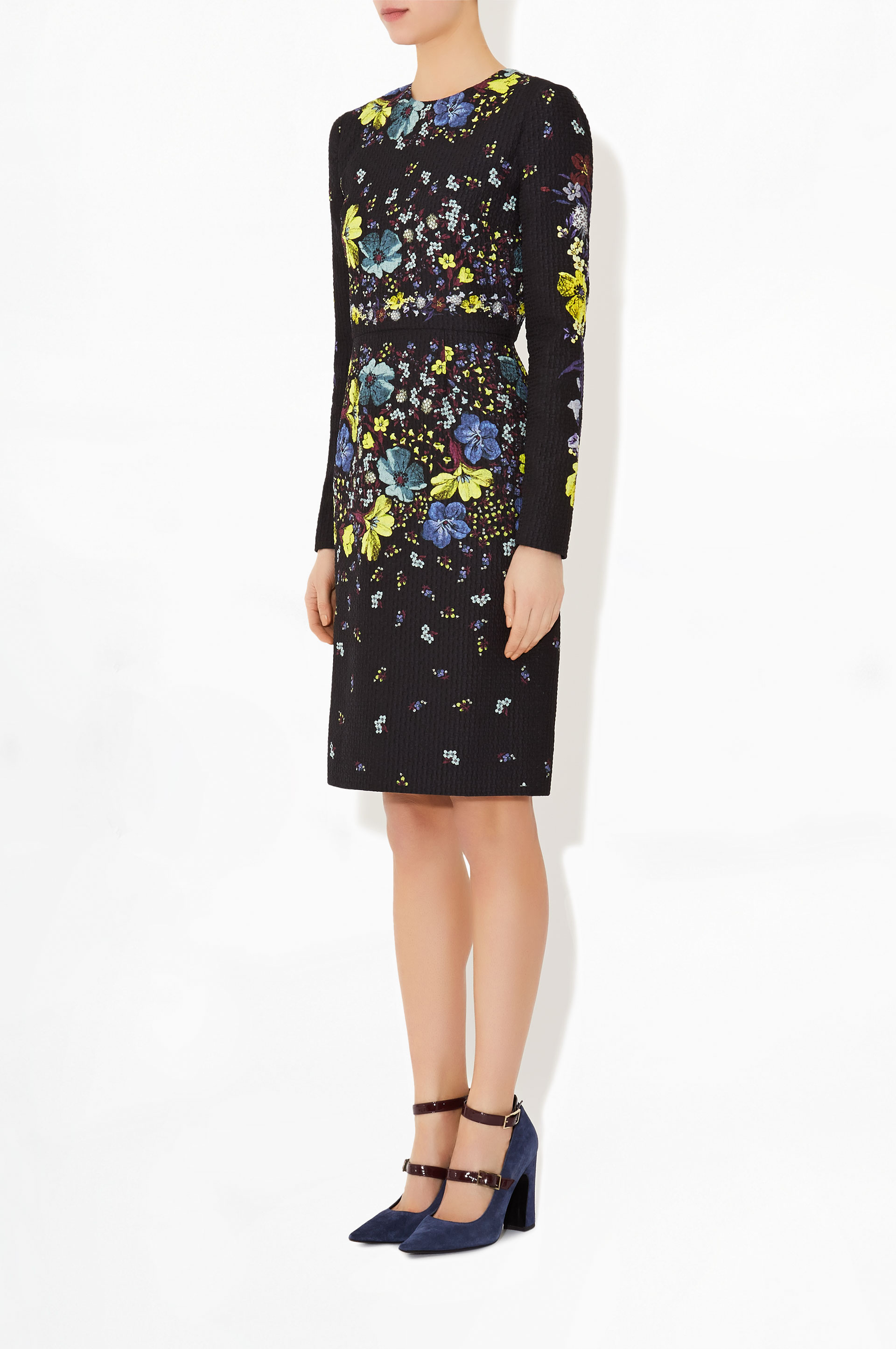 Erdem Evita Dress Lily Print