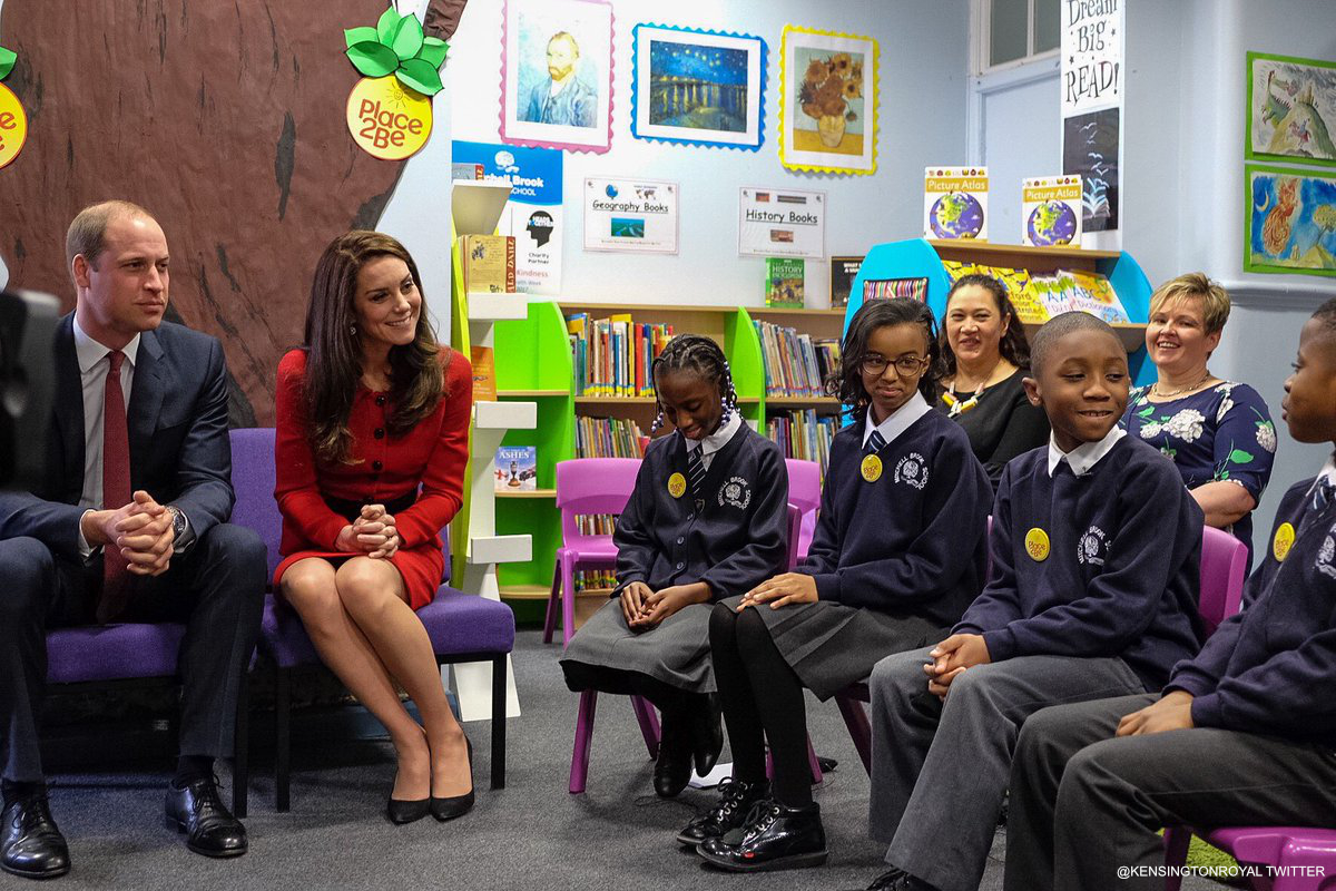 Kate Middleton and Prince William and the Place2Be Big Assembly for Children's Mental Health Week 2017