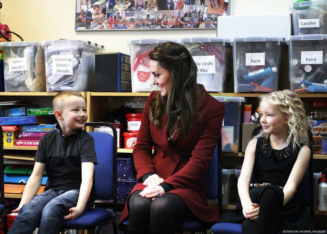 Kate Middleton visits Action for Children in Wales
