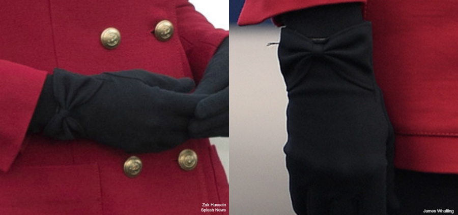 Kate Middleton Gloves with a bow