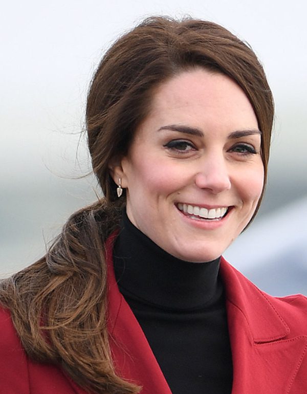 Kate Middleton visits the RAF Whittering in Cambridgeshire