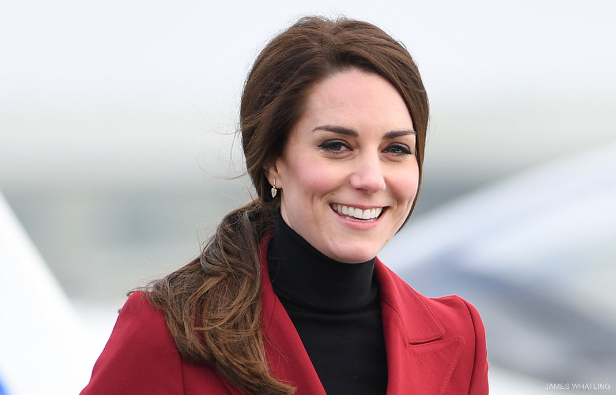 Kate Middleton visits the RAF Whittering in Cambridgeshire