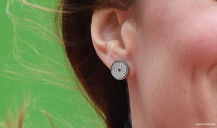 Kate Middleton's Asprey Button earrings