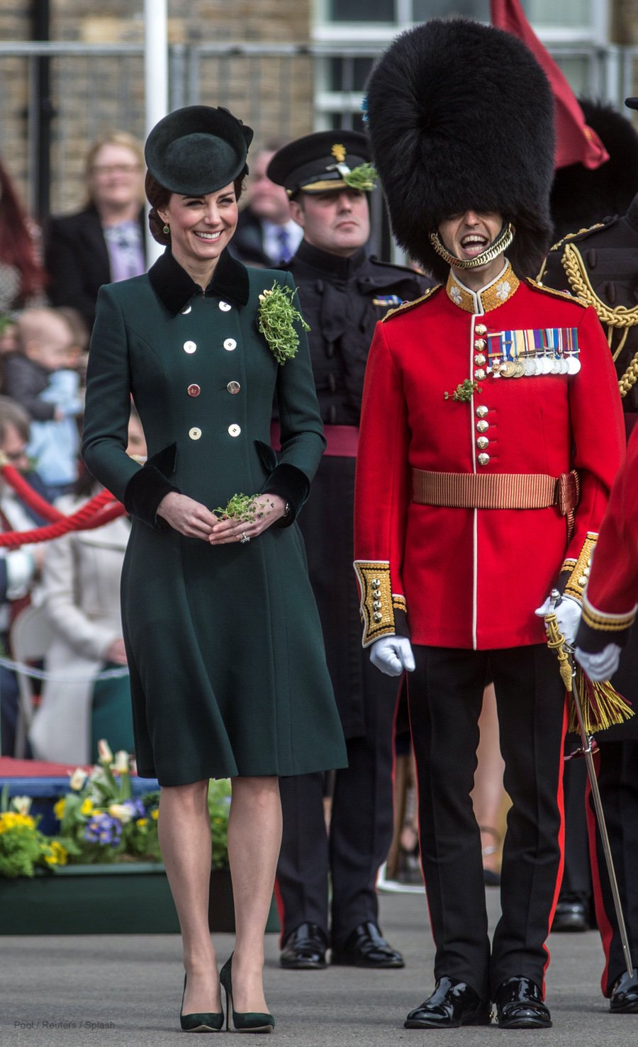 Kate Middleton's outfit on St Patrick's Day 2017