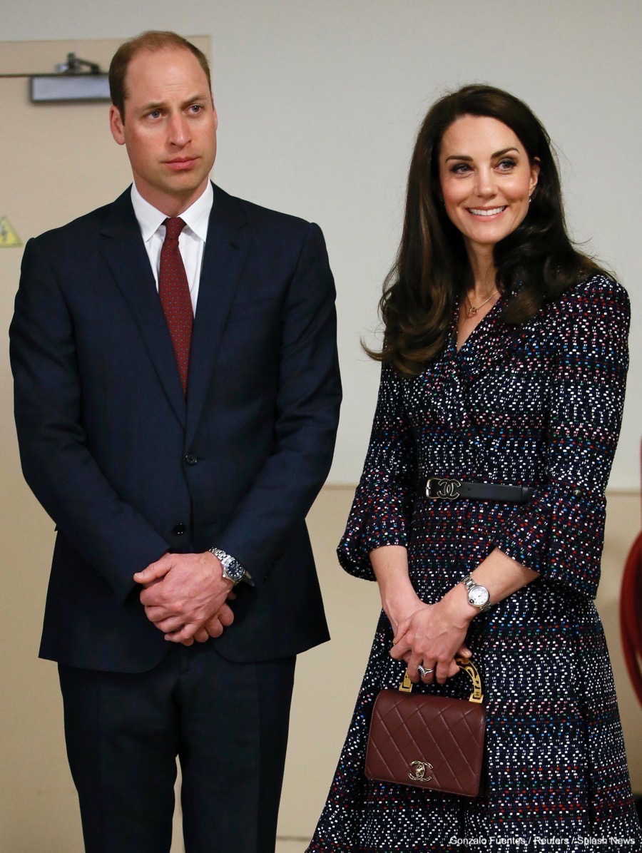 Kate Middleton's Maroon Suit & Chanel Bag on Day 2 in Boston