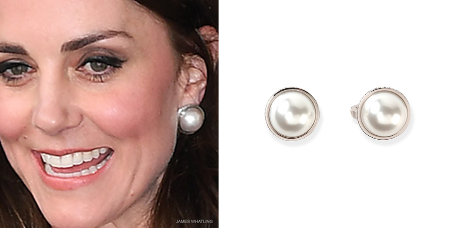 Kate Middleton wearing her Balenciaga earring
