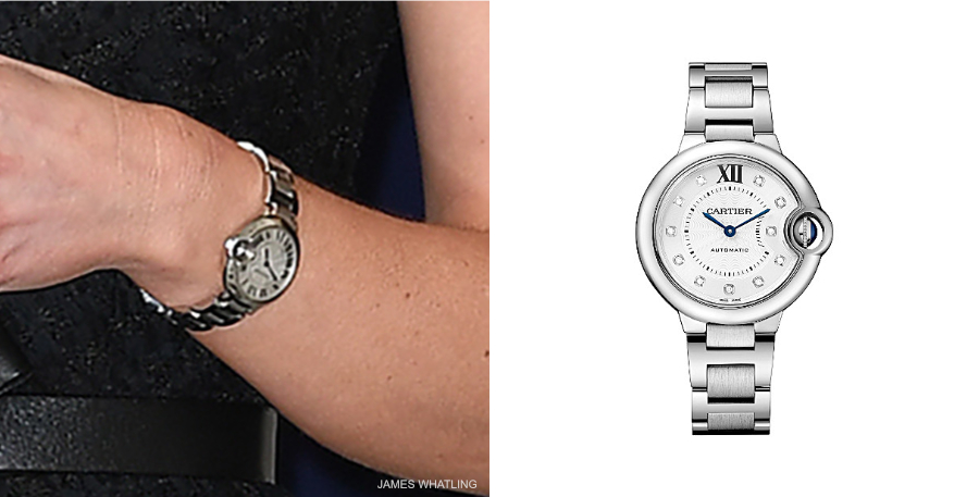 Kate Middleton s Cartier Watch Ballon Bleu 33mm Silver Stainless