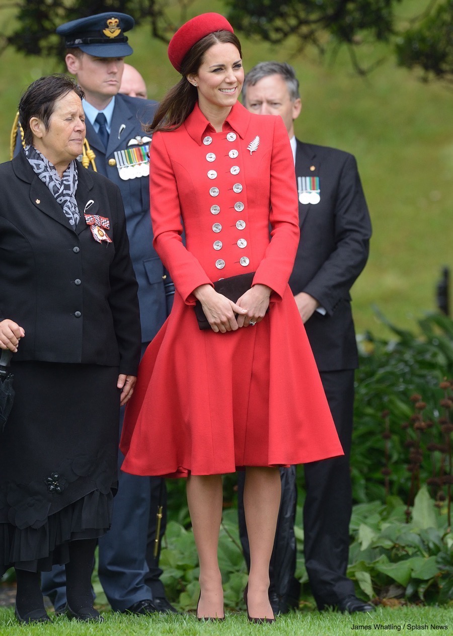 Kate Middleton's Catherine Walker Coat in New Zealand