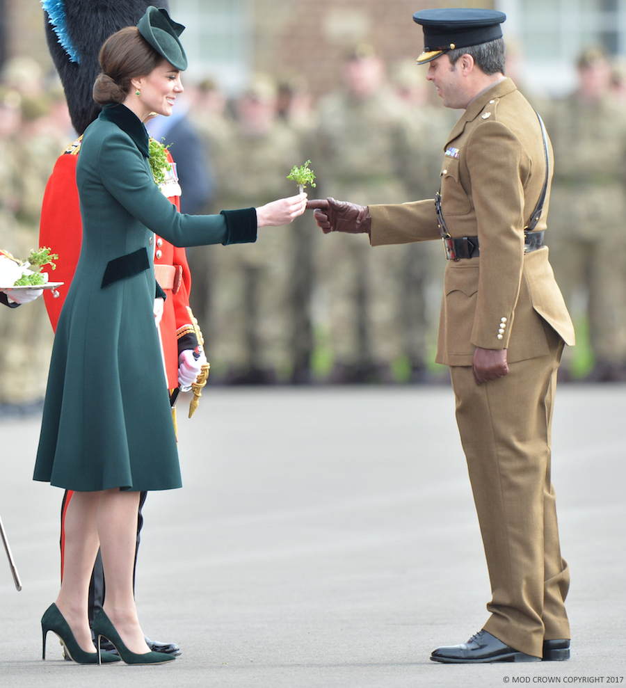 Kate Middleton wearing the Catherine Walker coat