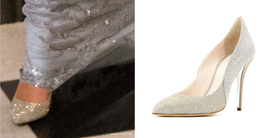 Kate Middleton's Glittery shoes in Paris