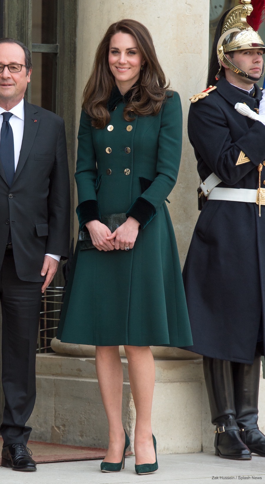 William and Kate meet President François Hollande in Paris - Kate ...