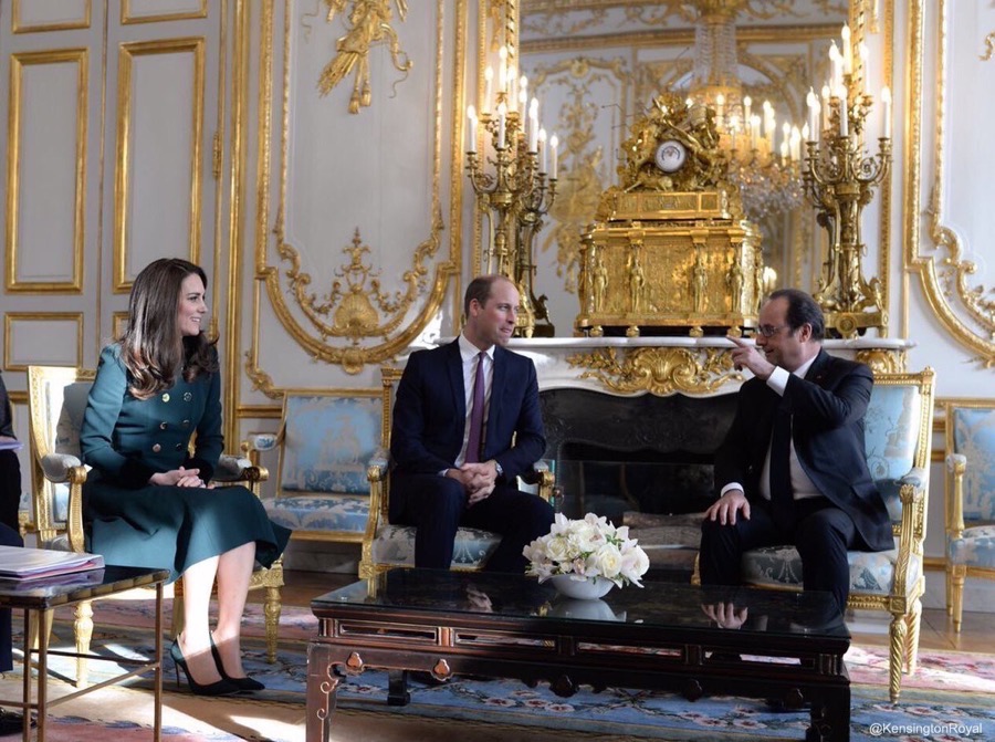 William and Kate visit Paris