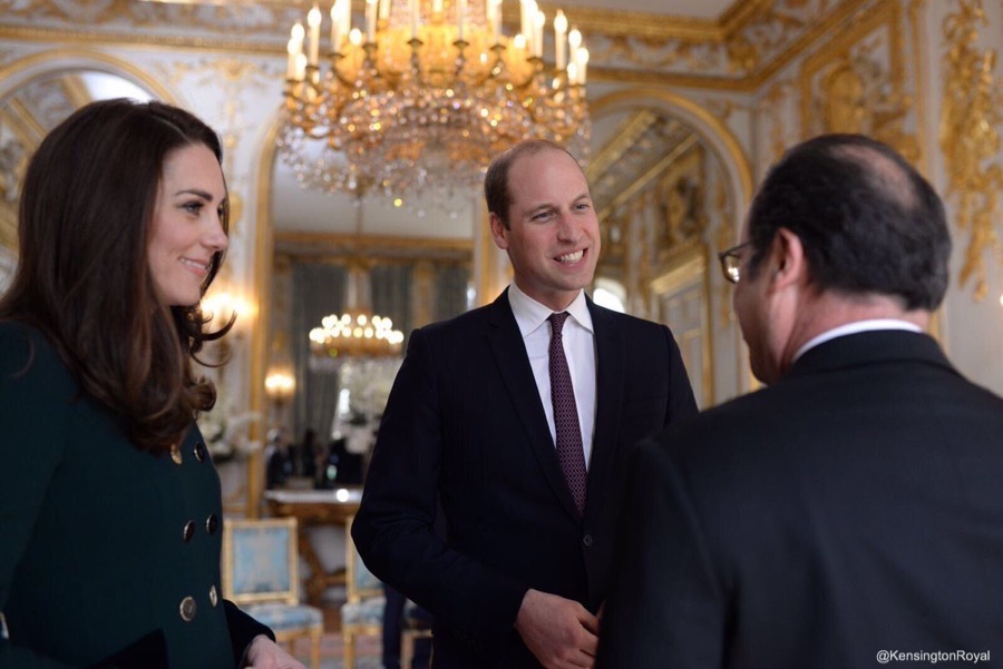 William and Kate visit Paris