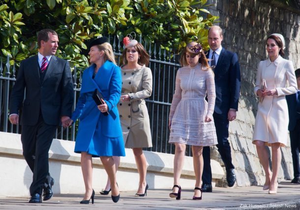 Kate Middleton's Cream Outfit on Easter Sunday in Berkshire, April 2017