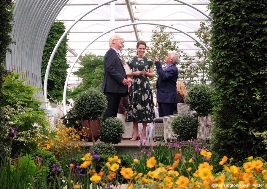 Kate Middleton at the RHS Chelsea Flower Show