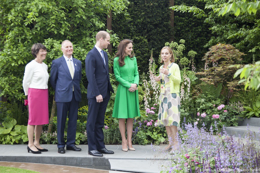 Kate Middleton at the Chelsea Flower Show in 2016
