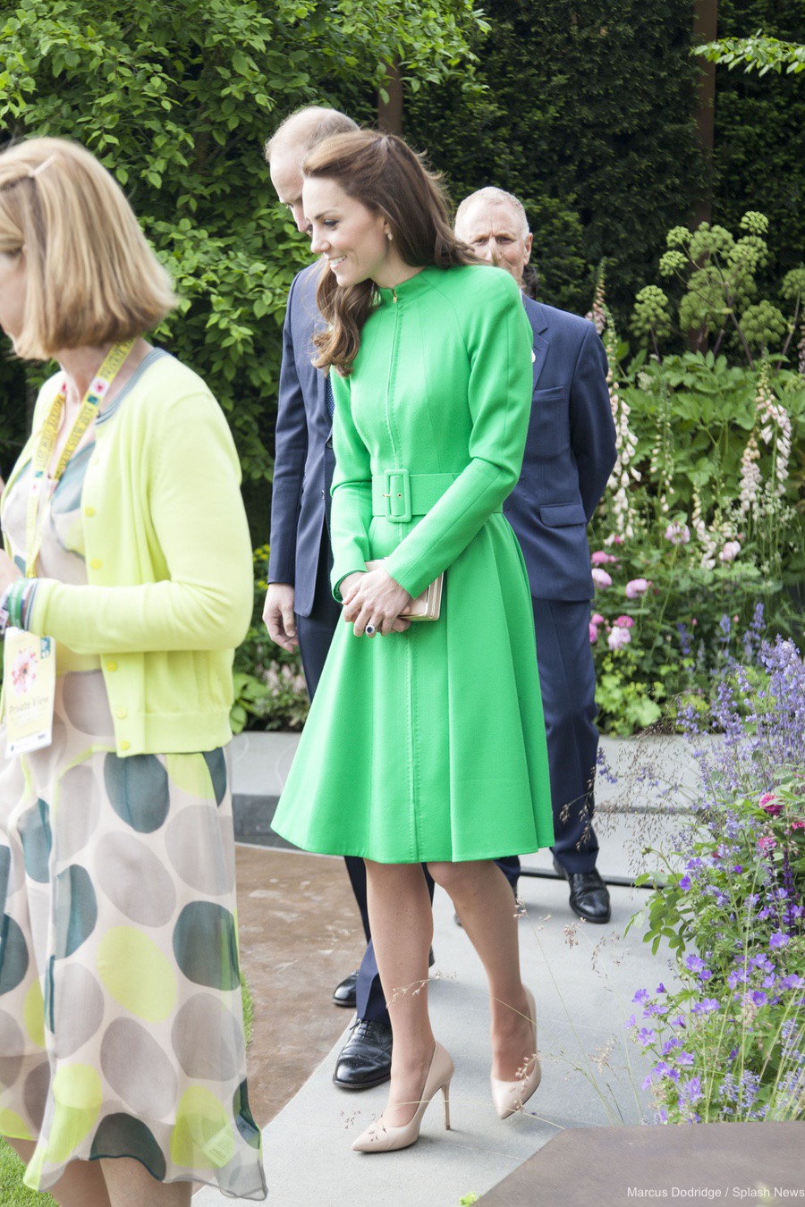 Kate middleton green dress chelsea sale