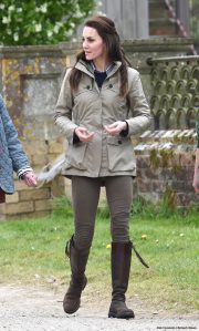 Catherine, The Duchess of Cambridge visits Farms for City Children in Arlingham, Gloucestershire