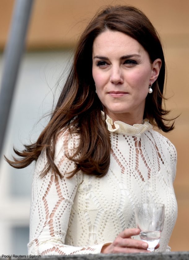 Kate Middleton wears Annouska pearl drop earrings