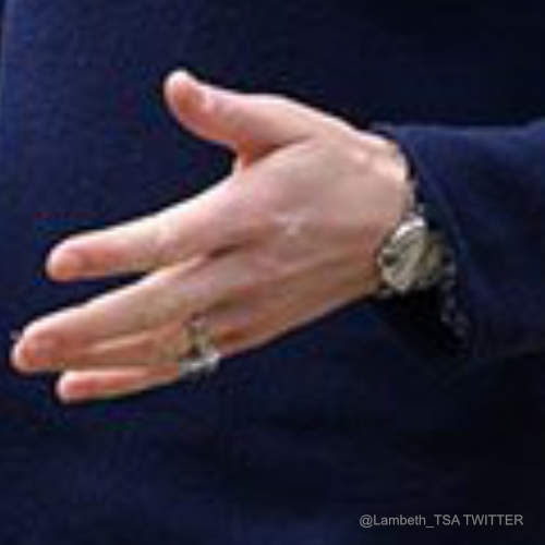 Kate Middleton wearing her cartier watch