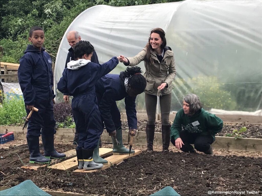 Kate Middleton visits Farms for City Children