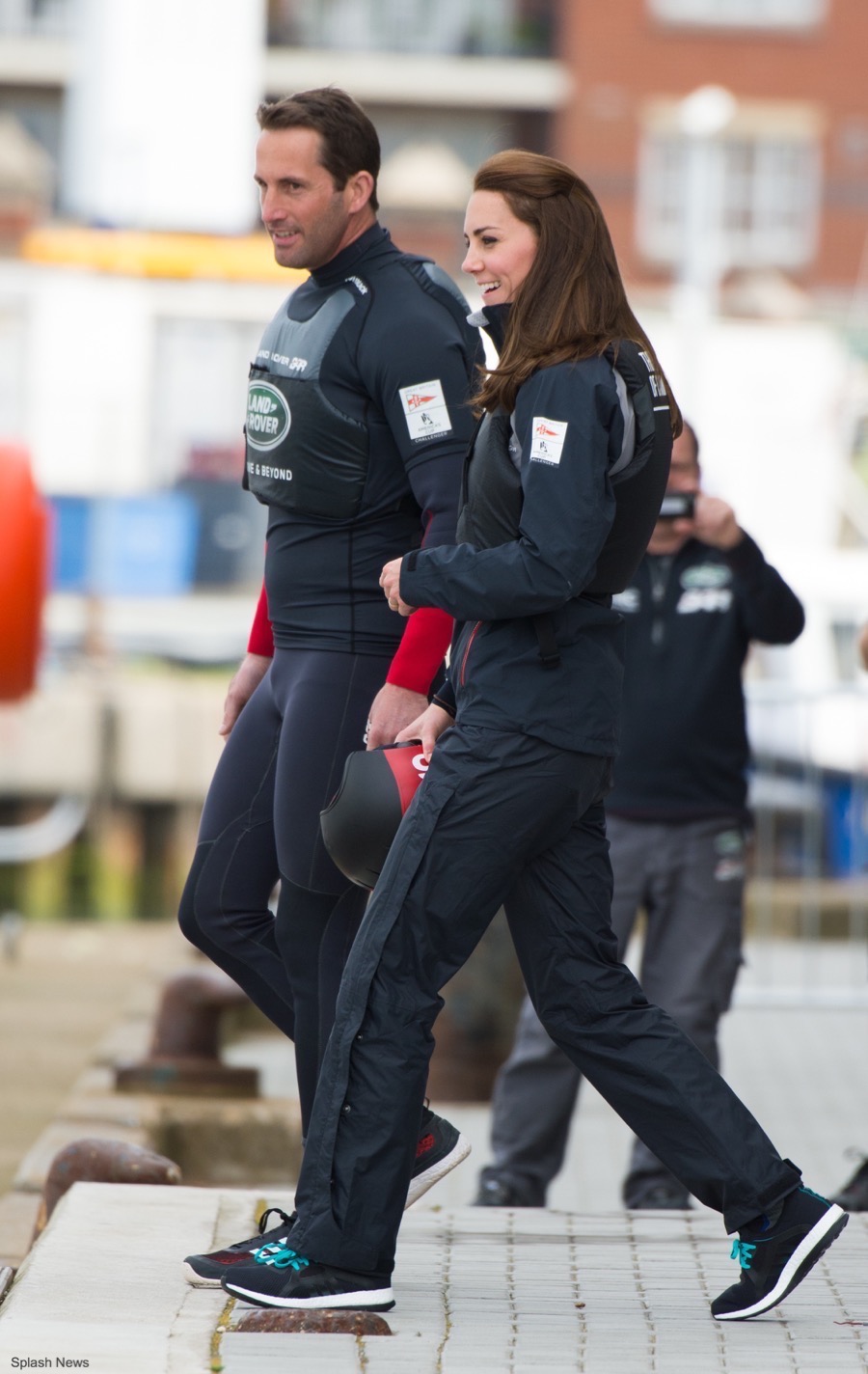 Kate Middleton wearing the Adidas Pureboost X Running Shoes