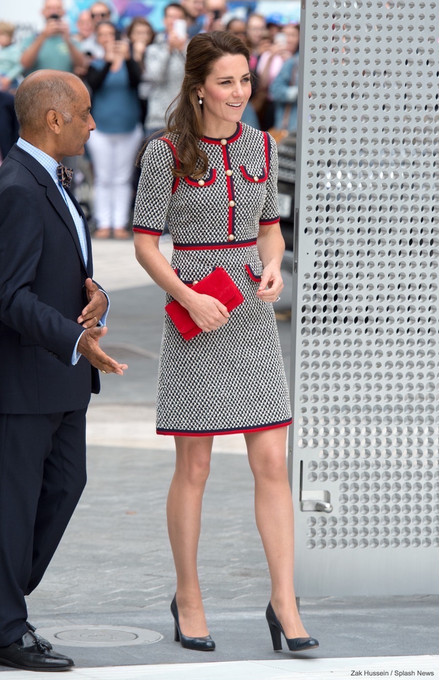 gucci tweed mini dress