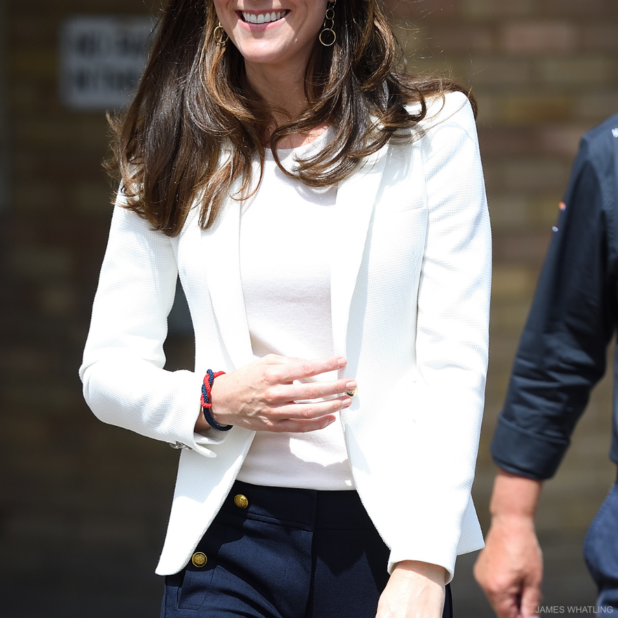 Kate Middleton's white blazer from Zara