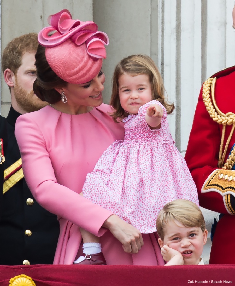 Prince George and Princess Charlotte at 2017 Trooping the Colour