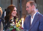 William and Kate visit the Clärchens Ballhaus ballroom in Berlin, Germany during the Royal Tour