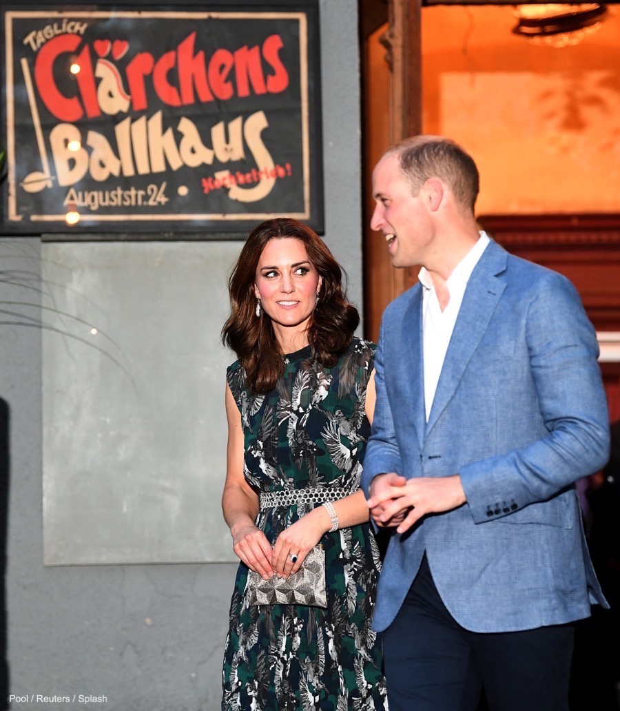 William and Kate visit Clärchens Ballhaus ballroom in Berlin