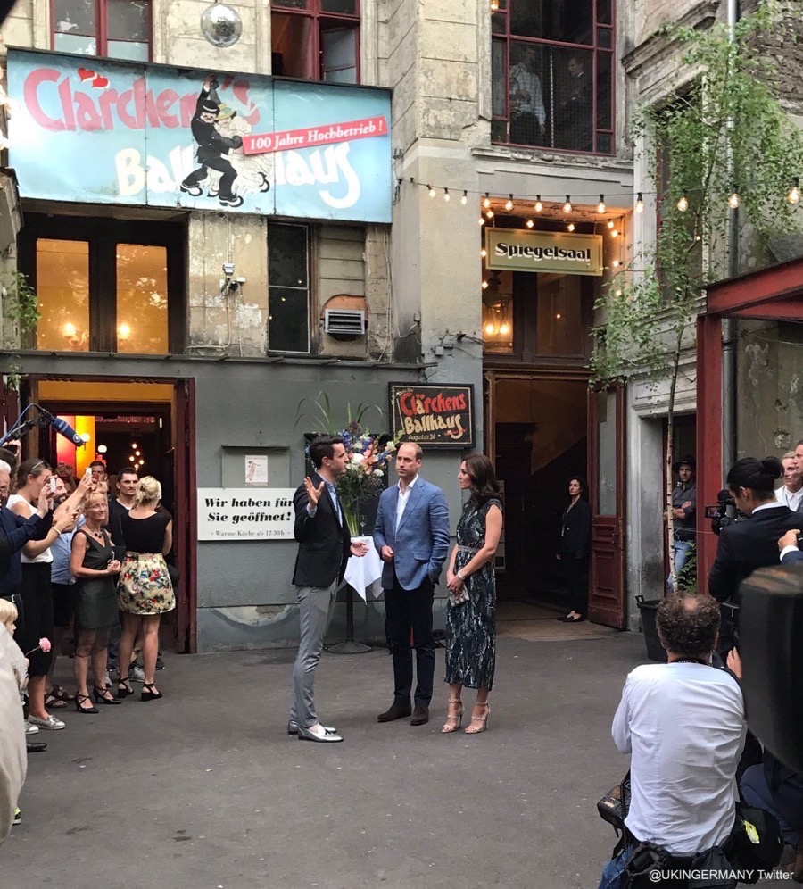 William and Kate at the Ballhaus in Berlin, Germany