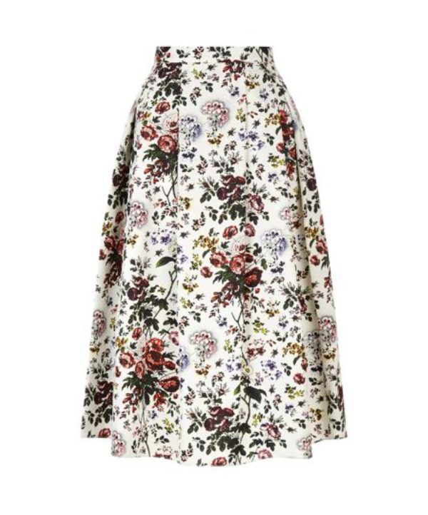 Kate Middleton erdem floral skirt