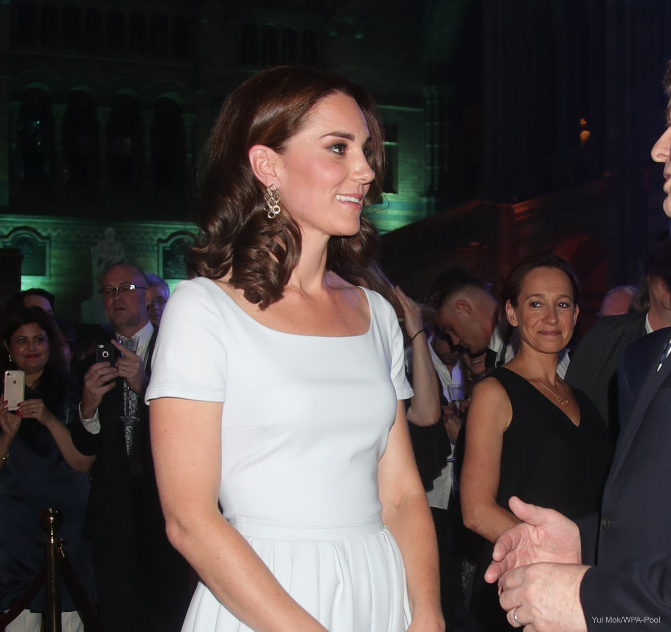 The Duchess of Cambridge attends the reopening of Hintze Hall at the Natural History Museum, London, UK, on the 13th July 2017.
