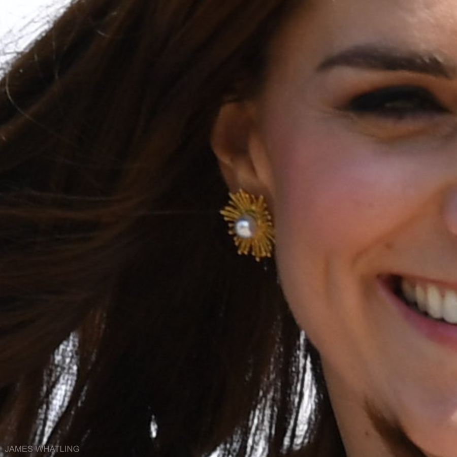 Kate Middleton's earrings in Heidelberg, Germany