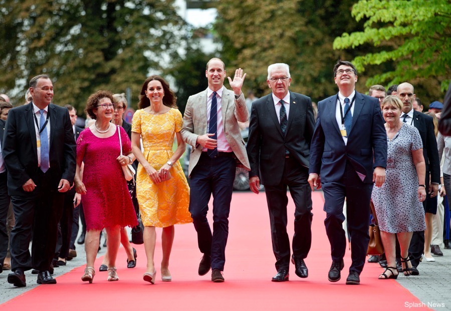Kate Middleton visiting Heidelberg in Germany