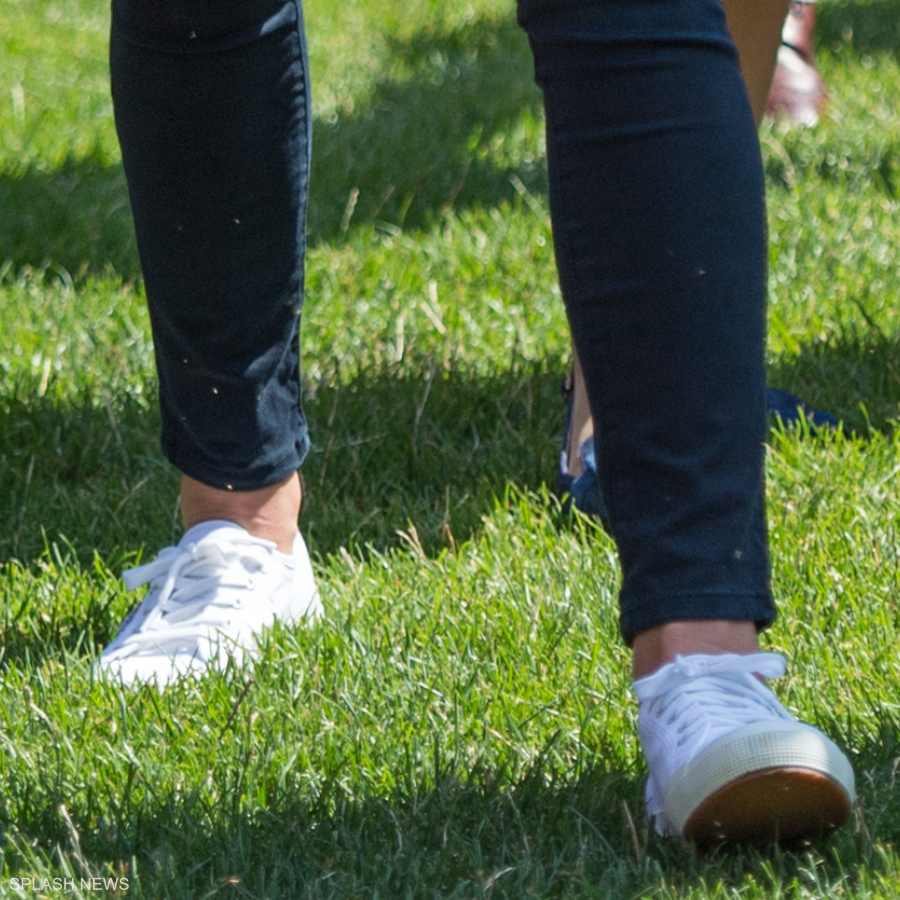 Kate Middleton's white sneakers in Germany
