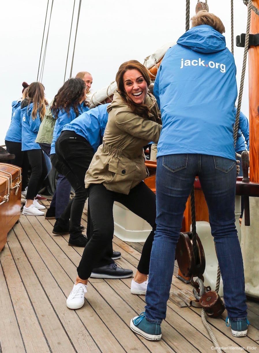 Kate Middleton wears Superga 2750 Cotu 