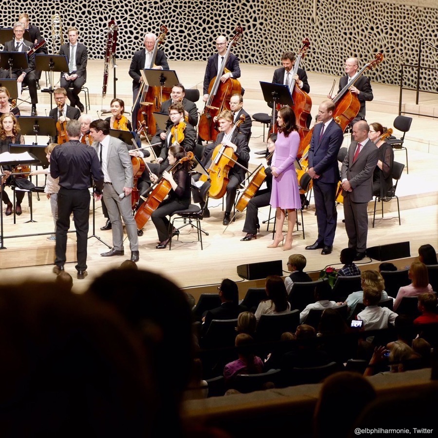 William and Kate at the Elbphilharmonie