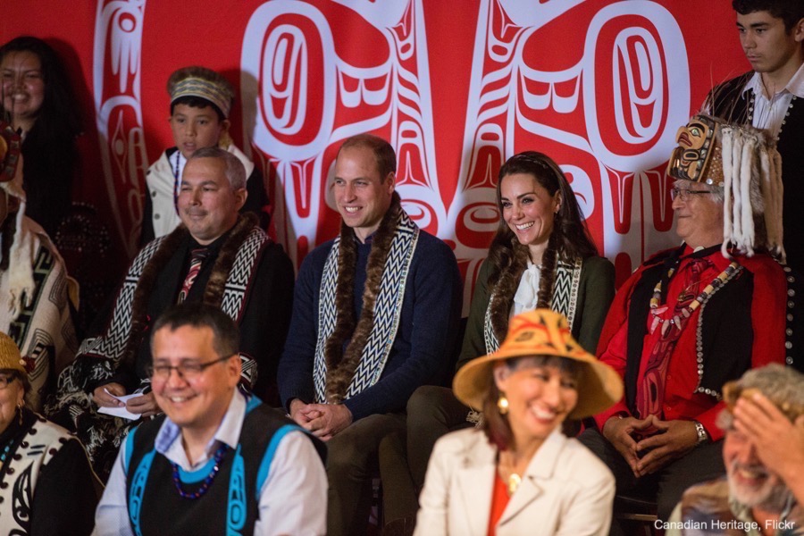William and Kate in Haida Gwaii
