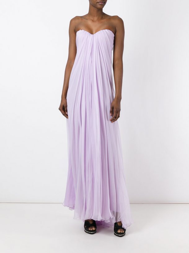 alexander mcqueen purple dress