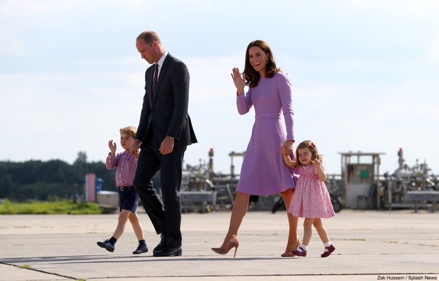 Prince William and his wife Kate Middleton visit Hamburg in Germany.