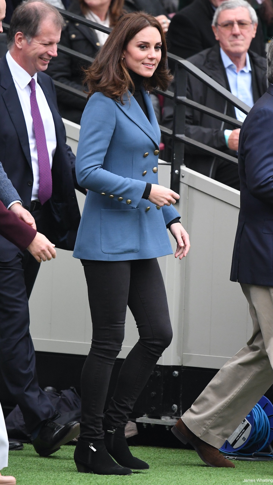 Kate Middleton s Aquatalia Fallon Chelsea Boots in Black Suede