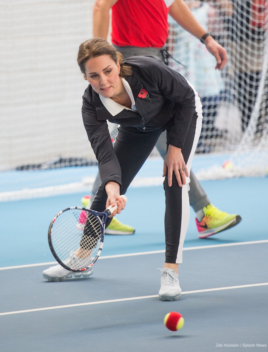 Kate Middleton playing Tennis