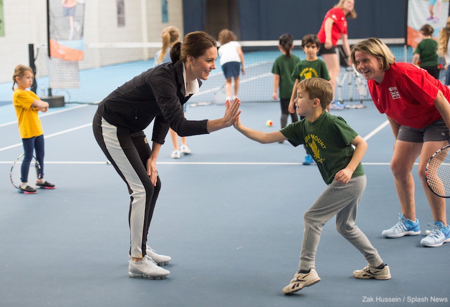 Kate Middleton visits the Lawn Tennis Association