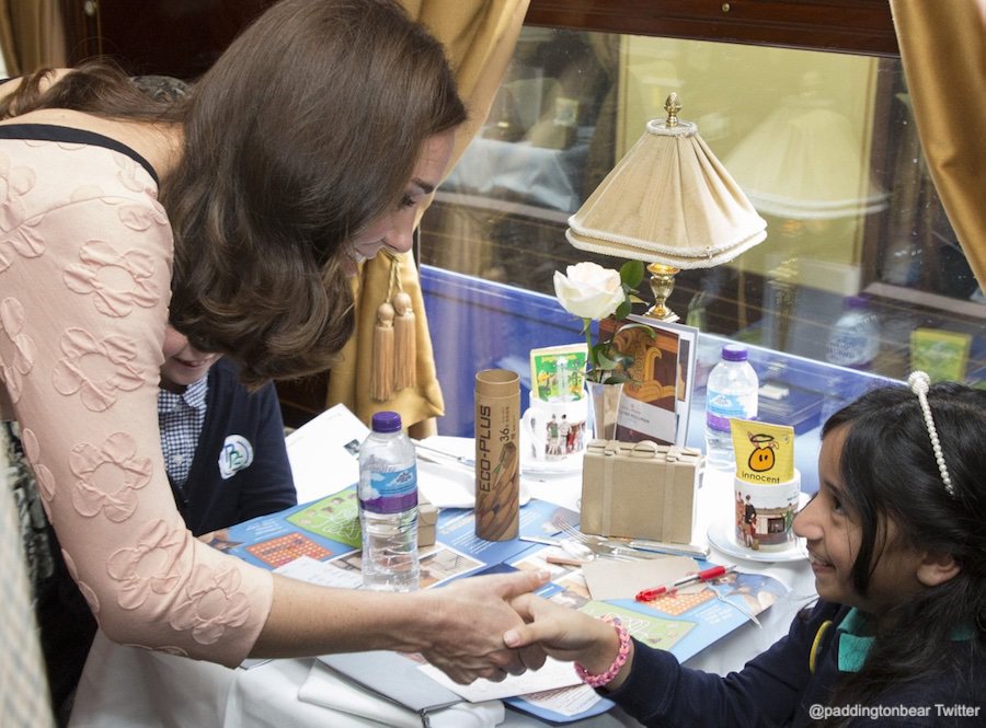 Kate meeting with children from The Charities Forum