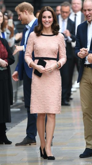 Kate Middleton's Orla Kiely Raised Flower Dress in Blush Pink